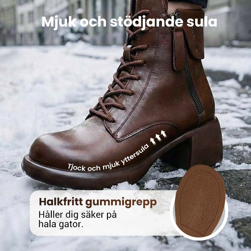 🎈Höstrea🎈40% rabatt under en begränsad tid💕Ideal present - Retro stövlar i brittisk stil