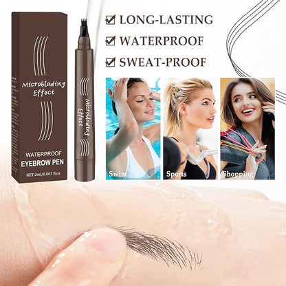 🔥Sista dagen för att köpa 1 få 1 gratis - 2024 Upgraded Natural Brows Ögonbrynspenna