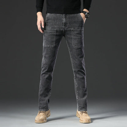 🔥50 % RABATT👖Slim fit-jeans med 6 fickor för herr