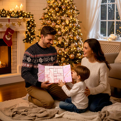 🎁 24 dagar med överraskningar — Rosa marmoradventkalender 2025