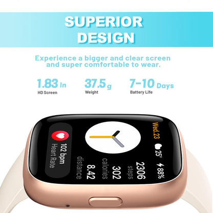 ⌚ 50 % RABATT! Smartklocka för kvinnor och män – ring och ta emot samtal, över 100 sportlägen, sömnspårare och IP68-vattentät! 💪📲