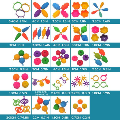 👸🏻Pop-pärlor för smyckestillverkning för barn