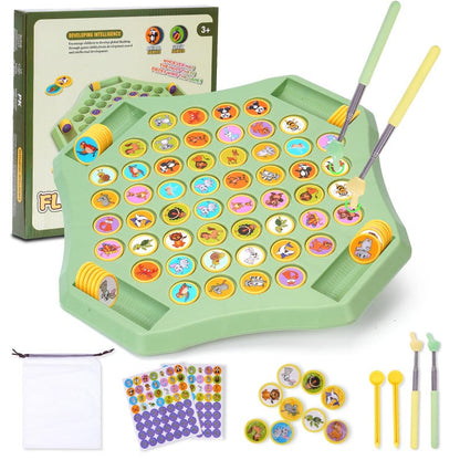 🎁SISTA DAGEN -50% REA!!⏰Flip-Match-brädspel för barn – DIY-vändschackbräda för barn