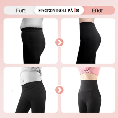 2025 VARM FÖRSÄLJNING 50% RABATT🌸Hög midja Butt Lifting Tummy Control Shaping Träningsleggings med sidoficka