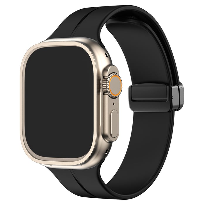 🔥Köp 1 och få 1 gratis - Magnetiskt vikbart armband i silikon för Apple Watch