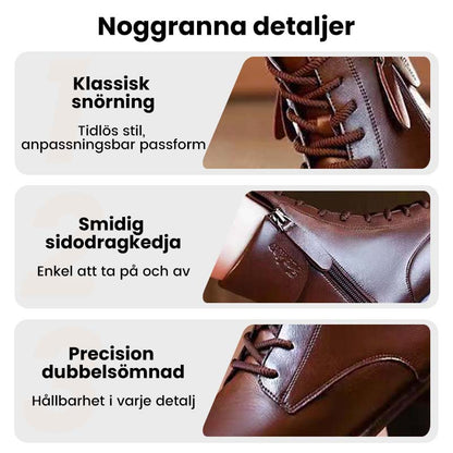 🎈Höstrea🎈40% rabatt under en begränsad tid💕Ideal present - Retro stövlar i brittisk stil