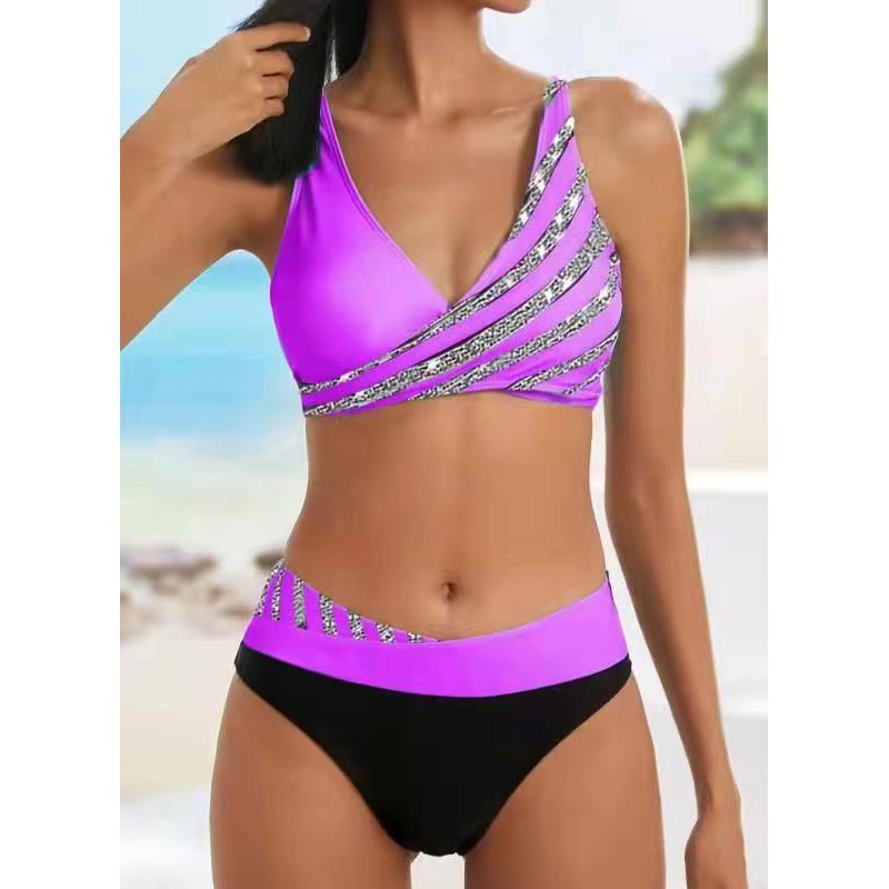 ⏳Tidsbegränsat erbjudande⏰Snygg tvådelad bikini för damer👙