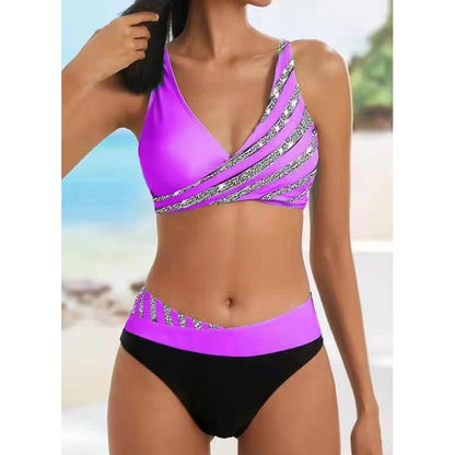 ⏳Tidsbegränsat erbjudande⏰Snygg tvådelad bikini för damer👙