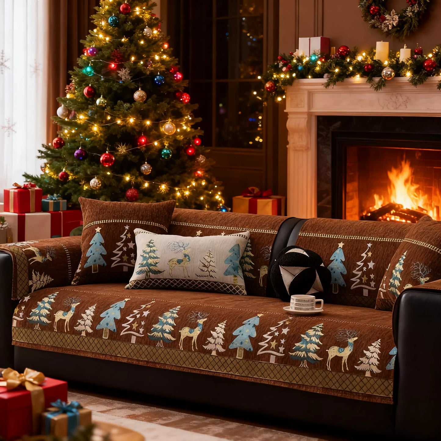 📢📢50 % RABATT !!⏰⏰Plush Chenille Anti-Slip sofföverdrag