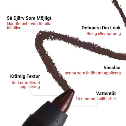 🔥Köp 1 få 1 gratis🔥Ultra-Pigmenterad Strandtålig Gel Eyeliner（Gratis pennvässare）