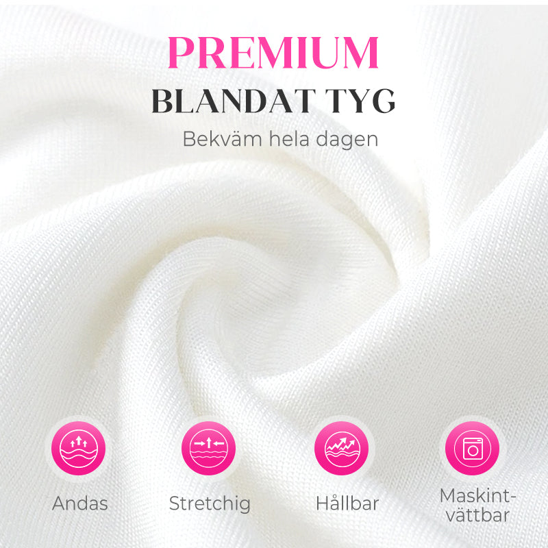 ✨2026 Het Utförsäljning - 50% Rabatt✨ Dam Topp med Rynkade Detaljer, V-hals och Korta Ärmar