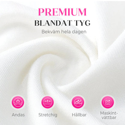 ✨2026 Het Utförsäljning - 50% Rabatt✨ Dam Topp med Rynkade Detaljer, V-hals och Korta Ärmar