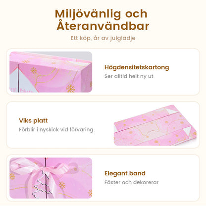 🎁 24 dagar med överraskningar — Rosa marmoradventkalender 2025