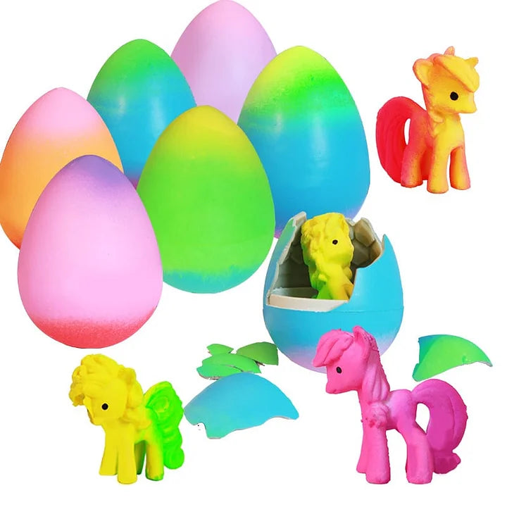🦄6-pack kläckägg med växande enhörningar