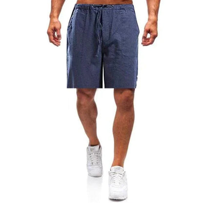 (🎁2024 nyårsrea🎁)Lösa casual shorts i linne för män