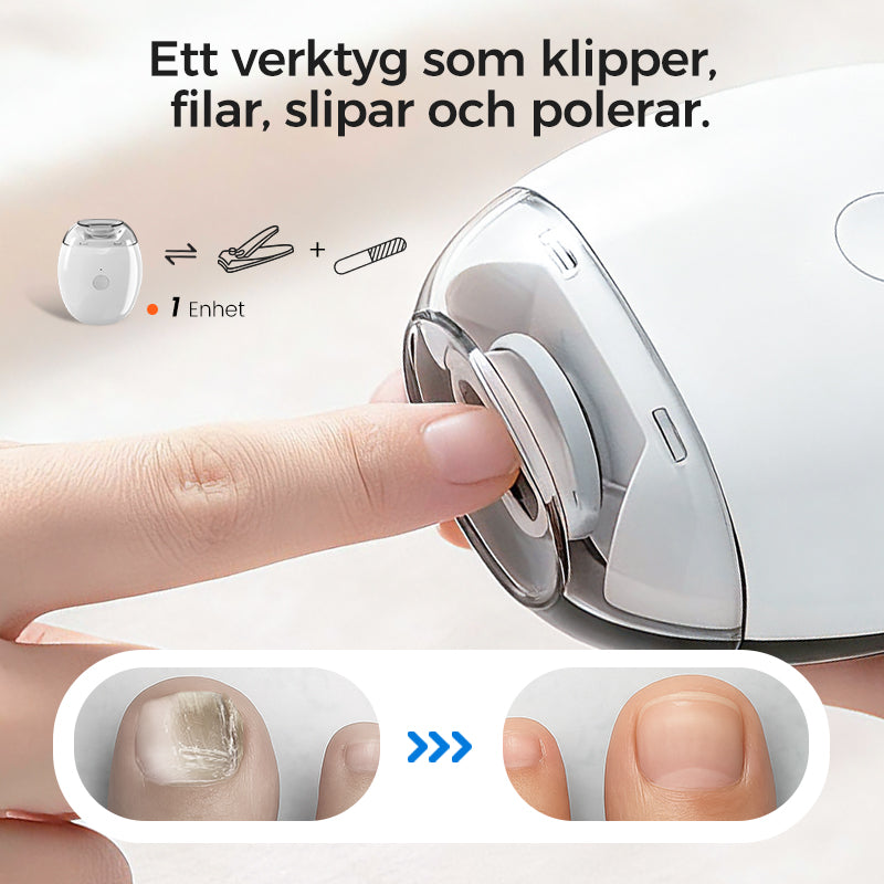 💅Universell Automatisk Nagelfil för Vuxna och Barn