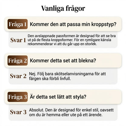 🔥SISTA DAGEN 60 % RABATT✨Avslappnat set med topp och byxor med dragsko för dam