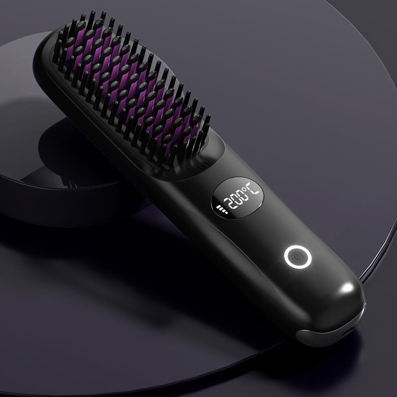 💖SISTA DAGEN 49 % RABATT💖2-i-1 plattång och sladdlös hårplattång med LED-display
