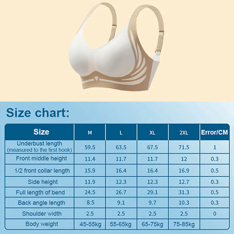 🎁Sista dagen 49% rabatt - Lyftande Anti-Sagging Trådlöst Push-up Bh