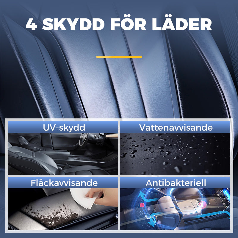✨ Rengörings- och vårdkräm för läder – djupgående rengöring med naturliga oljor för möbler, bilsäten och tillbehör 🛋️🌟