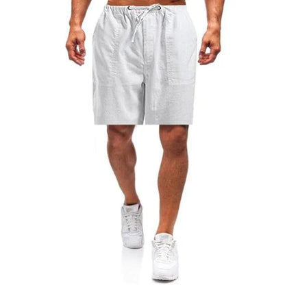 (🎁2024 nyårsrea🎁)Lösa casual shorts i linne för män