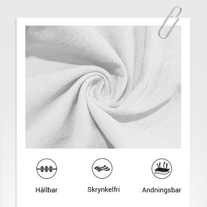 🌿💧Moderiktigt tvådelat set för män i bomullslinne: topp & byxor
