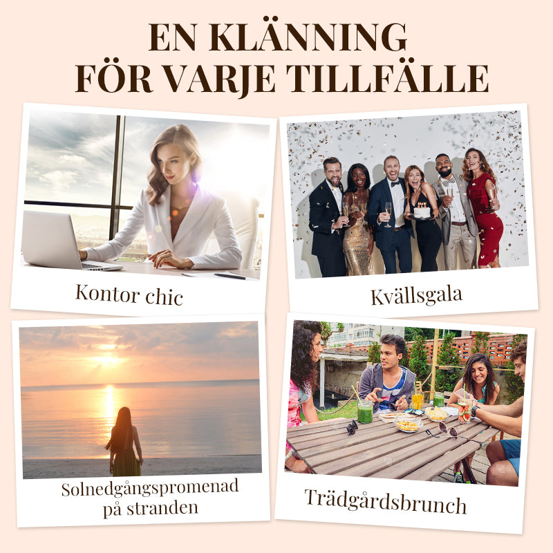 🔥🎁Nyhet 50 % RABATT🔥Kaskadklänning med blommönster och flera växter