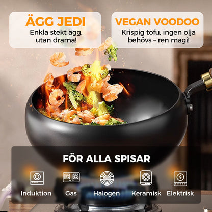 🔥Rea med 50% rabatt🔥Obelagd tjock järnpanna