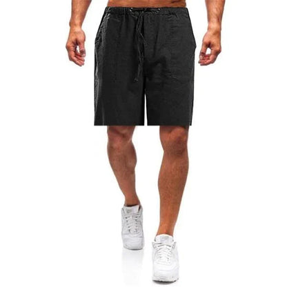 (🎁2024 nyårsrea🎁)Lösa casual shorts i linne för män