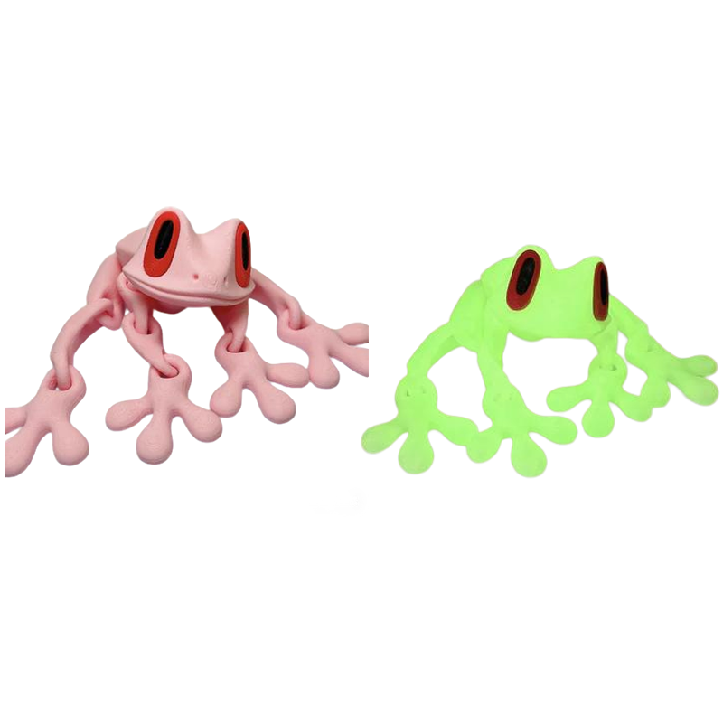 🐸 Söt 3D-groda kylskåpsmagnet – Stark magnet, rolig dekoration & perfekt presentval!