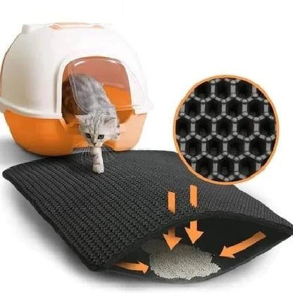 🔥Het rea 50 % rabatt🔥Halkfri kattlittermatta
