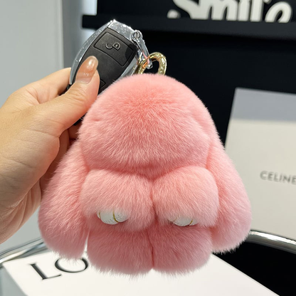 💕🐰 Handgjorda mjuka kanin PomPom-berlocker （🎁Boxad utgåva）