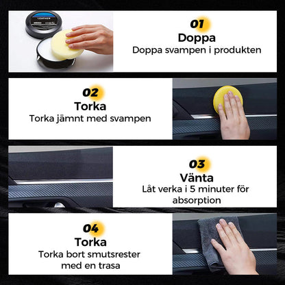 ✨ Rengörings- och vårdkräm för läder – djupgående rengöring med naturliga oljor för möbler, bilsäten och tillbehör 🛋️🌟