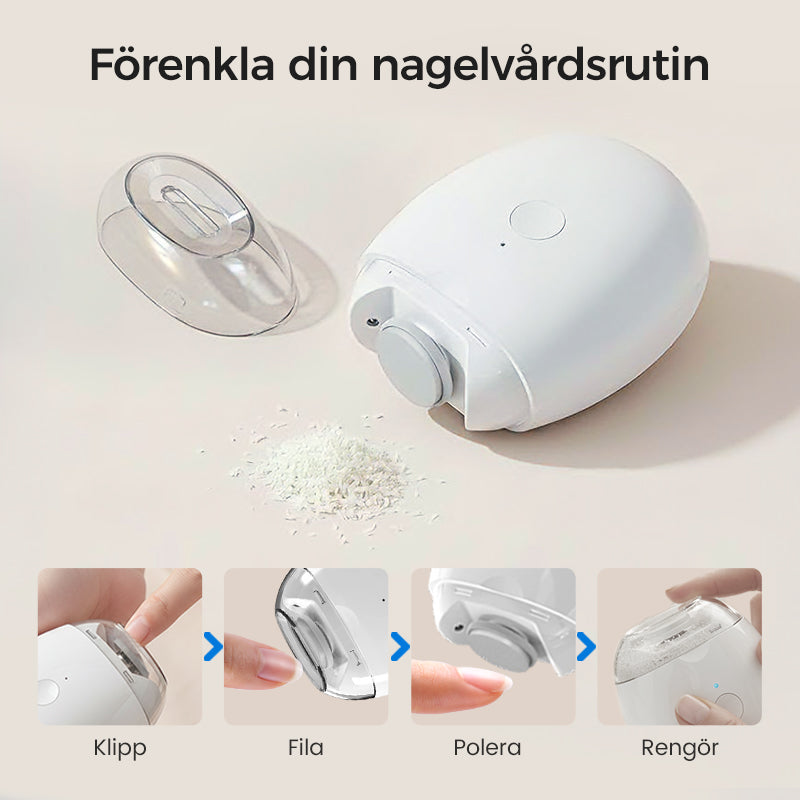 💅Universell Automatisk Nagelfil för Vuxna och Barn
