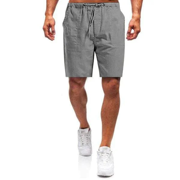 (🎁2024 nyårsrea🎁)Lösa casual shorts i linne för män