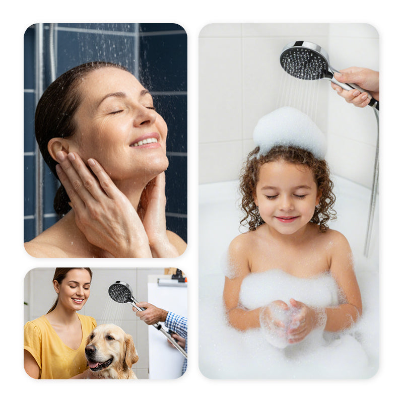 Justerbar Regndusch med Högtryck