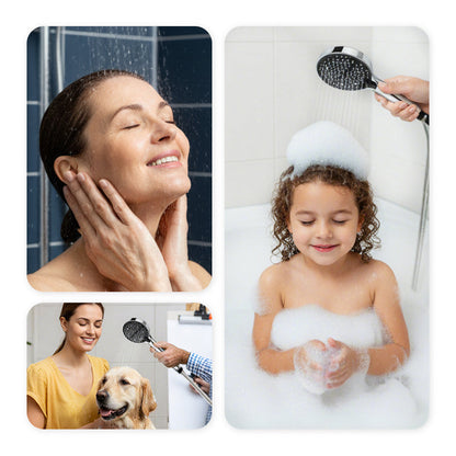 Justerbar Regndusch med Högtryck