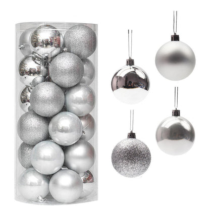🎁Sista dagen 49 % RABATT🔥🎄24 ST krossäkra julkulor för upphängning🎁