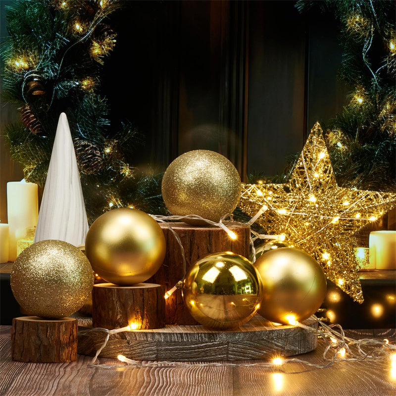 🎁Sista dagen 49 % RABATT🔥🎄24 ST krossäkra julkulor för upphängning🎁