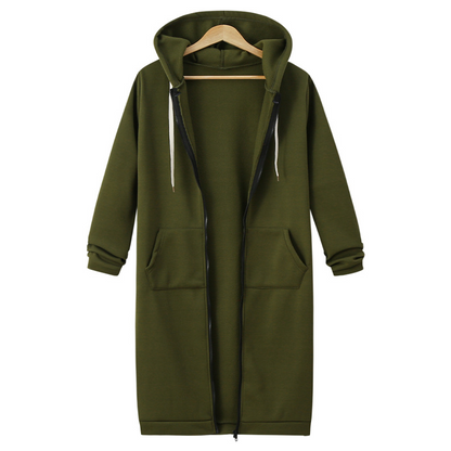 🔥Sista dagen med erbjudandet: 50 % rabatt🔥✨Fleece-tröjor med huva och dragkedja för damer