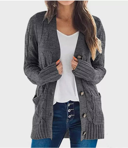 Damhösttröja i midimodell 🧥 – Kan bäras över en t-shirt eller under en kappa, perfekt för kontoret och brunchen 💼