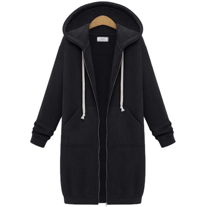 🔥Sista dagen med erbjudandet: 50 % rabatt🔥✨Fleece-tröjor med huva och dragkedja för damer