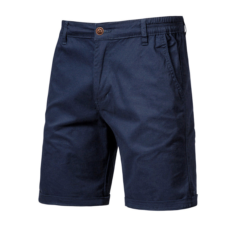 Casual Business Elastic Straight Shorts för män