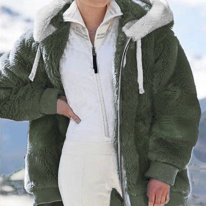 ❄️Christams Hot Sale 50% OFF NOW!⚡50K+ SOLD!✨Damernas fleecejacka med sherpafoder🧥❄️
