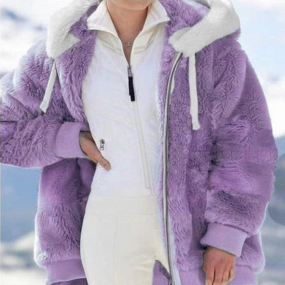 ❄️Christams Hot Sale 50% OFF NOW!⚡50K+ SOLD!✨Damernas fleecejacka med sherpafoder🧥❄️