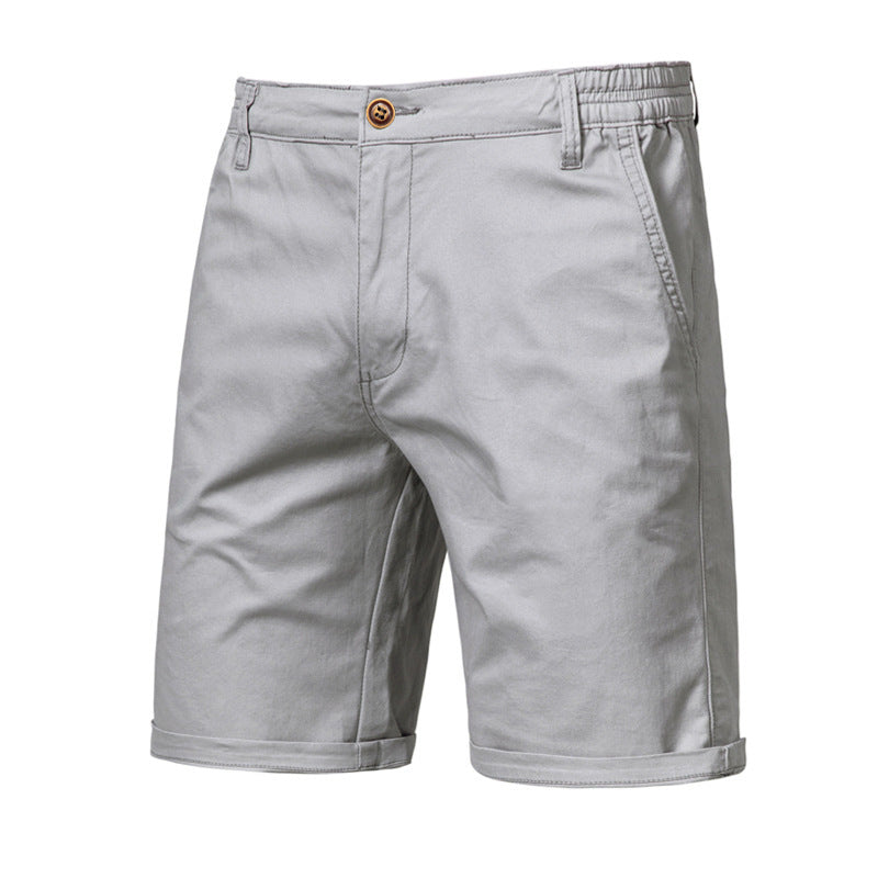 Casual Business Elastic Straight Shorts för män