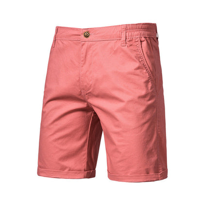 Casual Business Elastic Straight Shorts för män