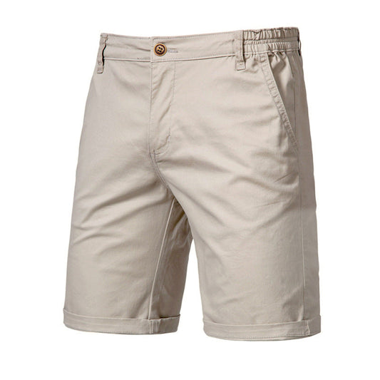 Casual Business Elastic Straight Shorts för män