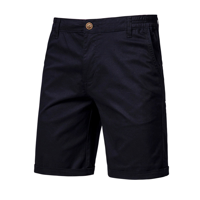 Casual Business Elastic Straight Shorts för män