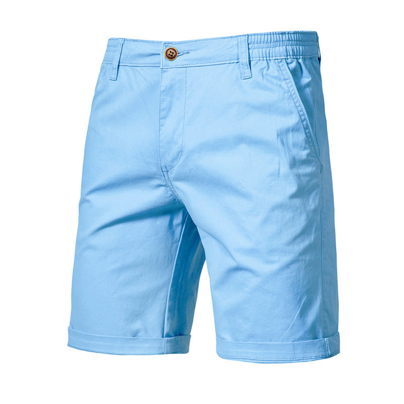 Casual Business Elastic Straight Shorts för män